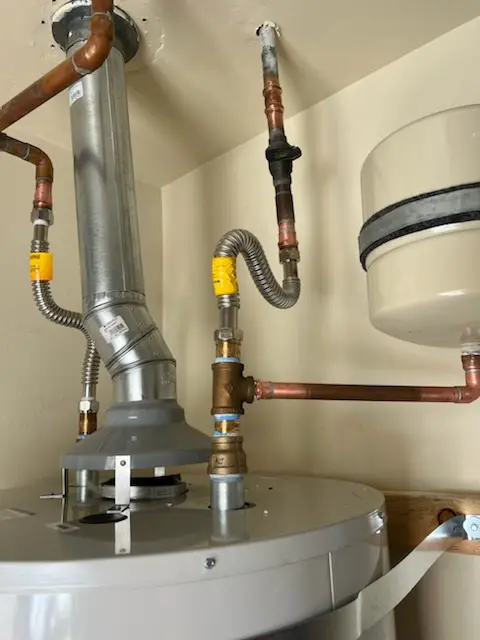 Water heater installation and plumbing repair in New York Avenue